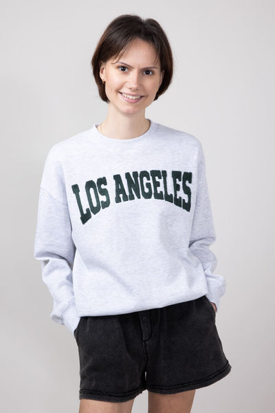 1897 Active Chenille Patch Los Angeles Crewneck for Women in