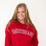 1897 Active Sweetheart Sweatshirt for Women in Red