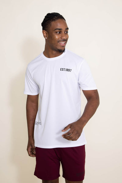 EST. 1897 Tech T-Shirt for Men in White