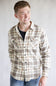 1897 Original Plaid Flannel Shirt for Men in Mocha