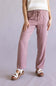 Tencel Drawstring Pants for Women in Mauve