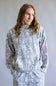 Simply Southern Alice Bow Camo Hoodie for Women in White