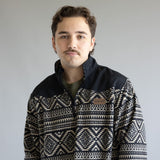 Ariat Basis Quarter Zip Fleece for Men in Black