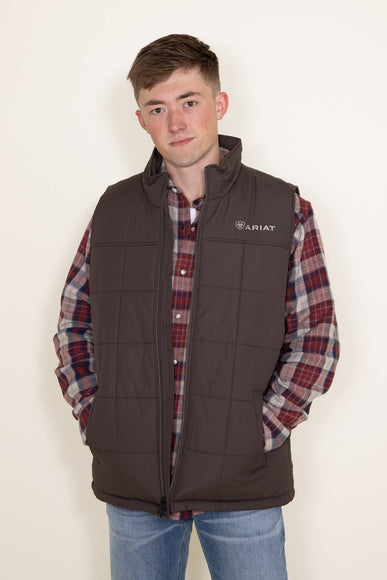 Ariat Crius Insulated Vest for Men in Brown