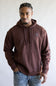 Ariat Logo Hoodie for Men in Deep Mahogany