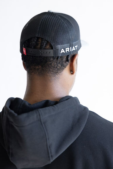 Ariat Mexican Flag Shield Cap for Men in Grey