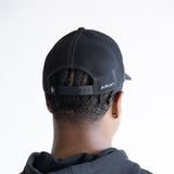 Ariat Offset Trucker Hat in Black