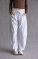 Baggy Barrel Fleece Sweatpants for Women in Ice Grey