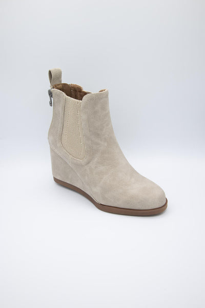 Blowfish Malibu Shoes Praline Wedge Booties for Women in Ivory