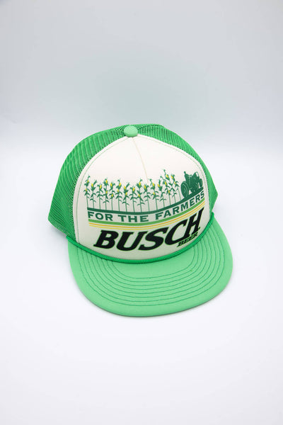Brew City Busch For The Farmers Trucker Hat for Men in Green