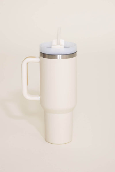 Brew City DA Crusher Travel Tumbler in Cream
