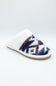 C.C. Ombre Aztec Knitted Slippers for Women in Purple Mix