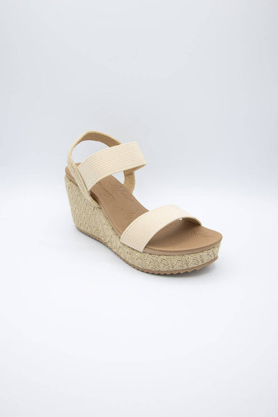 CL by Laundry Kaylin Wedges for Women in Natural Beige