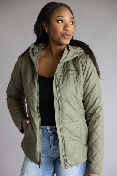 Columbia Copper Crest II Hooded Jacket for Women in Green