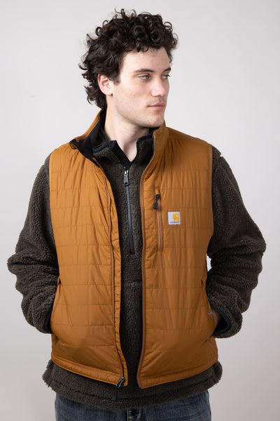 Carhartt Lightweight Insulated Vest for Men in Brown