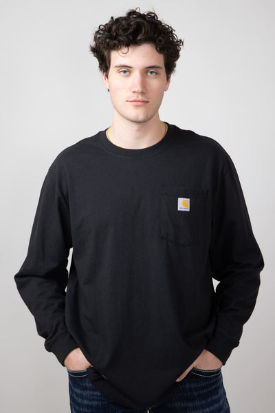Carhartt Duck Graphic Heavyweight Pocket Long Sleeve T-Shirt