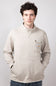 Carhartt Midweight Pocket Fleece Quarter Zip for Men in Oat Milk
