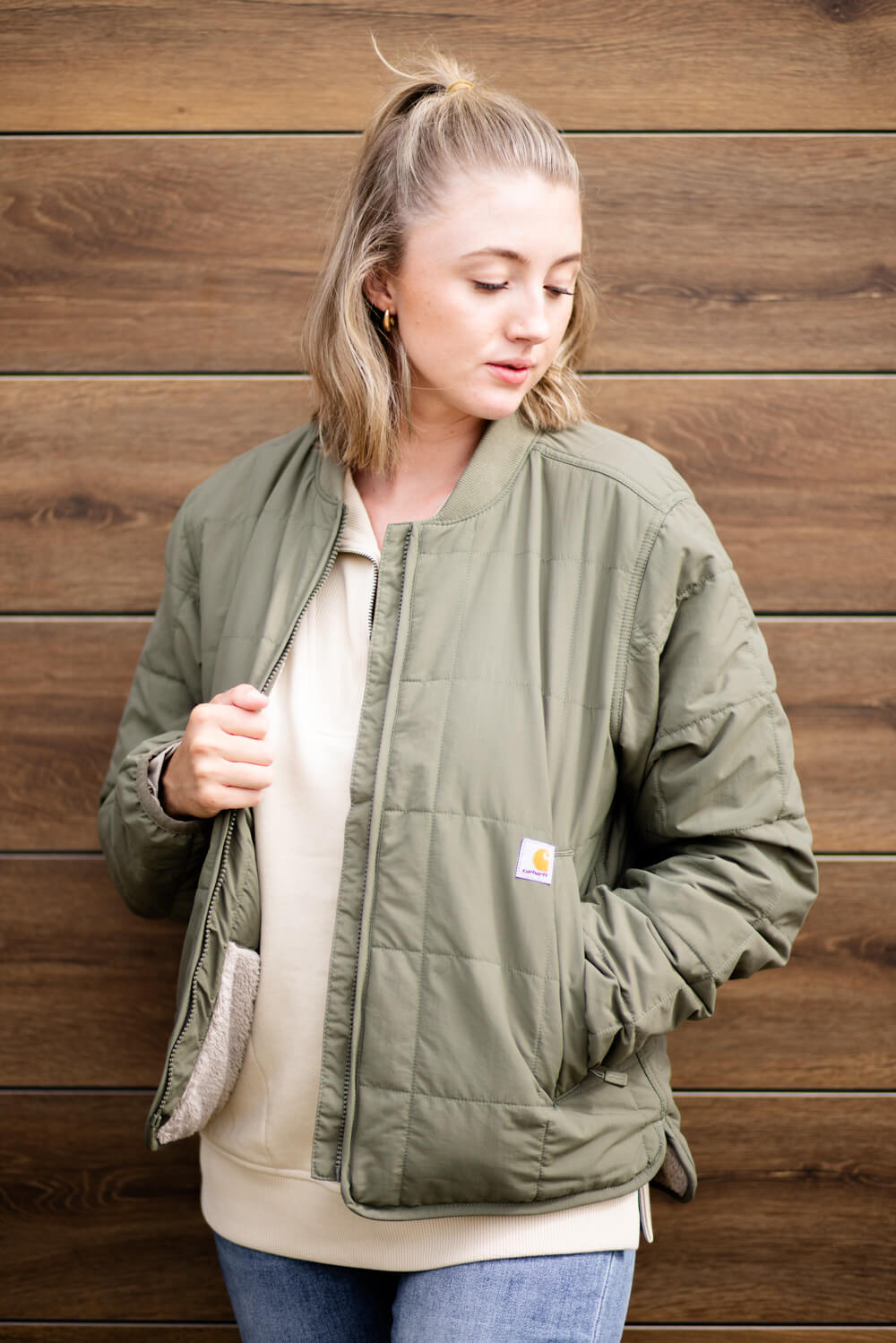 carhartt rain gear Carhartt Rain Defender Lightweight Insulated Jacket for Women – Glik's