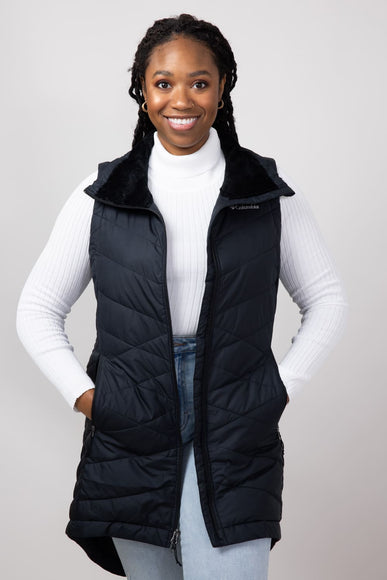Columbia Heavenly II Long Vest for Women in Black