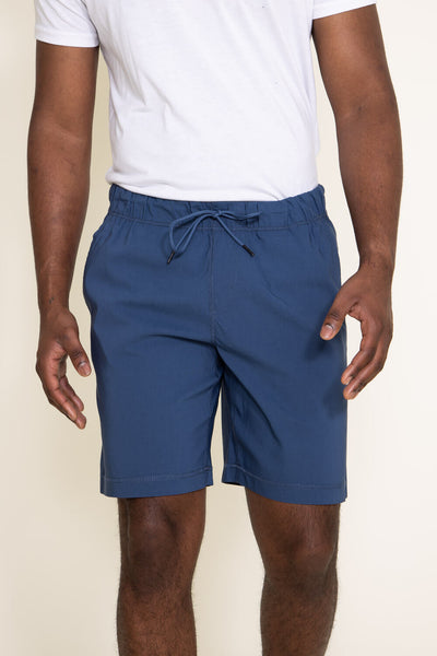 Copper & Oak Tech Pull On Shorts for Men in Blue