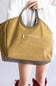 Corduroy Hobo Bag for Women in Taupe