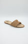 Shu Shop Dixie Slide Sandals for Women in Taupe | DIXIE-TAUPE