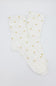 Embossed Floral Crew Socks for Women in White