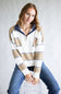 Elan Half Zip Sweater for Women in Ivory