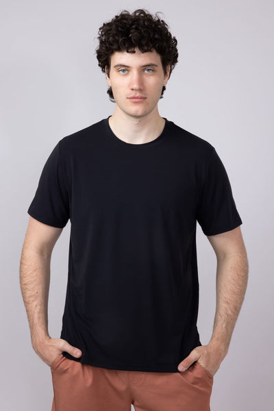 Free Fly Elevate Lightweight T-Shirt for Men in Black