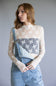 Free People Intimately Lady Lux Sheer Layering Top for Women in Cream