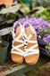 Blowfish Malibu Aurora Wedge Sandals for Women in White