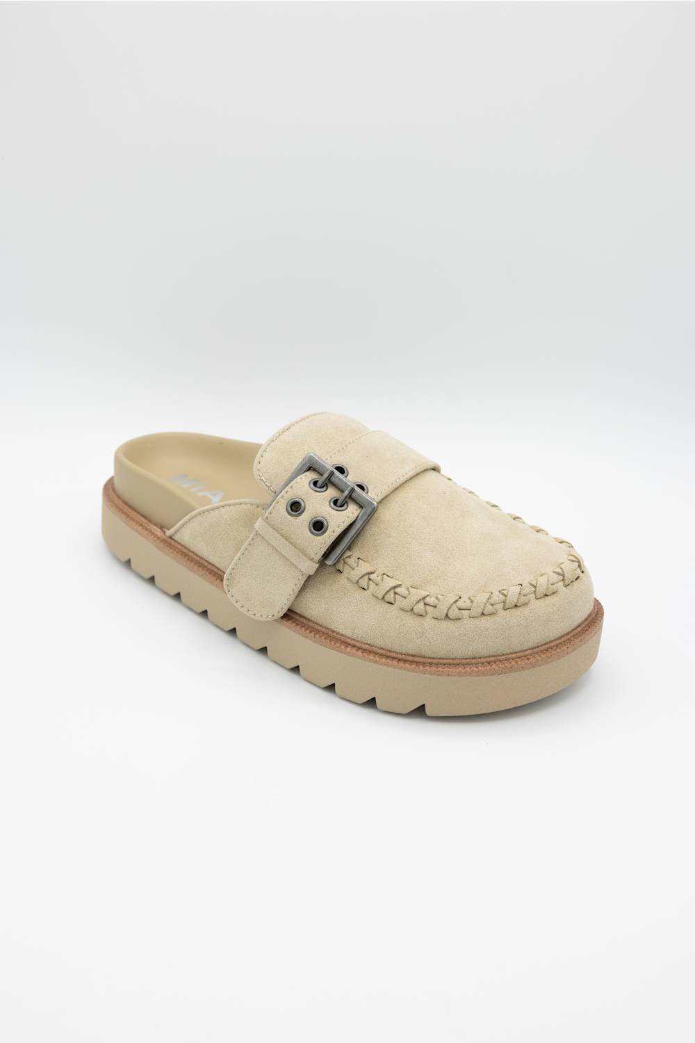 miyu＊③ MIA Zaina Lug Clogs for Women in Sand | GS1673408R-SAND – Glik's