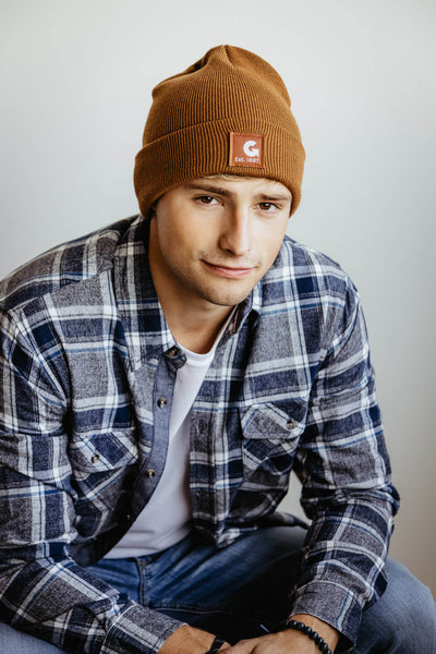 Glik’s Everyday G Beanie in Brown | 1000-BROWN