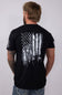 Grunt Style 1776 Flag T-Shirt for Men in Black