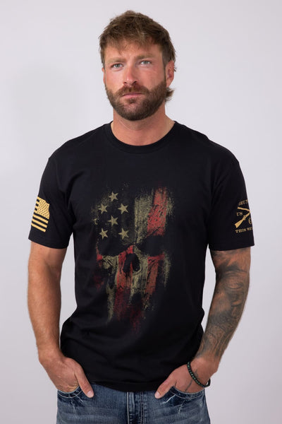 Grunt Style American Reaper 2.0 T-Shirt for Men in Black