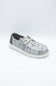 HEYDUDE Womens Wendy Knit Shimmer Shoes in Light Grey