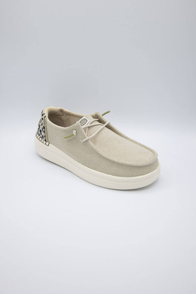 Hey Dude Shoes Women’s Wendy Rise Leo in Cream