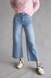 JBD High Rise Crop Slim Wide Leg Jeans for Women