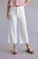 Judy Blue High Rise Crop Wide Leg Jeans for Women in White