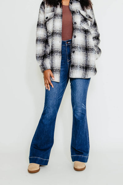 Judy Blue Jeans High Rise Trouser Flare Jeans for Women
