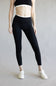 Double Layer Leggings for Women in Black/White