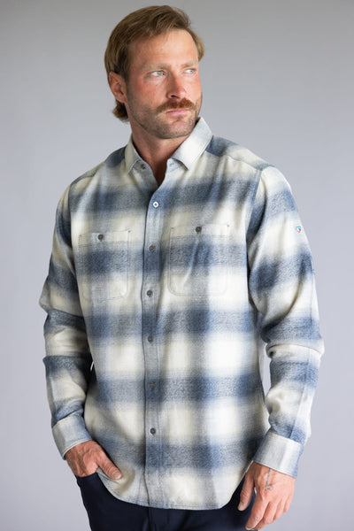 Kuhl Law Flannel Shirt for Men in Fog Harbor