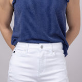 KanCan x Glik’s Best Friend Denim Shorts for Women in White