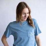 Local Girl Western Whiskey T-Shirt for Women in Slate