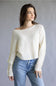 La Miel Off the Shoulder Sweater for Women in Milk