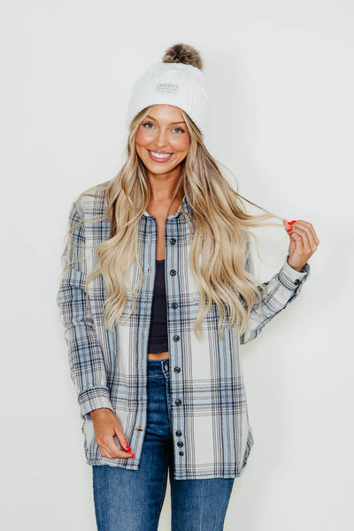 Carhartt Knit Pom-Pom Beanie for Women in White