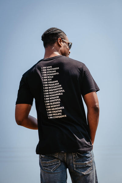 Henry Kellem I AM Graphic T-Shirt in Black
