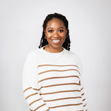 Miracle Striped Sweater for Women in Neutral