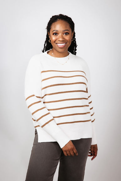 Miracle Striped Sweater for Women in Neutral