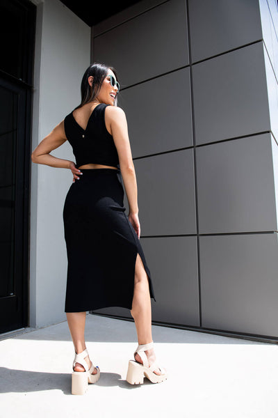 Roxy Good Keepsake Strappy Midi Dress for Women in Black